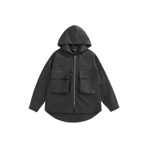 MAOQIAOYI Кожа Куртка Унисекс