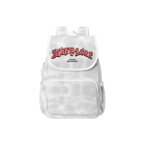 FINITE LOOP Экологичный Рюкзак для студентов стандартный унисекс белый зеленый