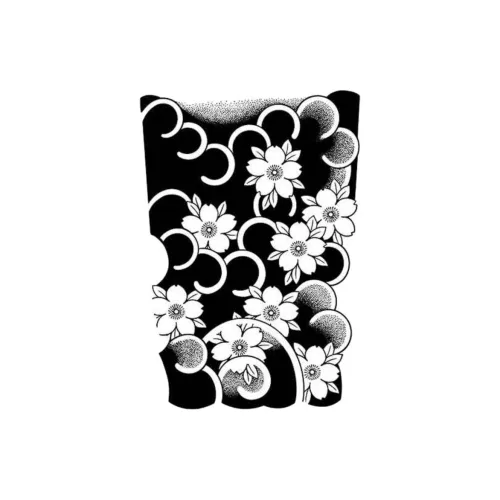 LIEJI SAKURA Танец среди облаков Травяной Татуировка Наклейка