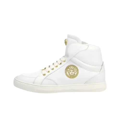 VERSACE Высокие Кроссовки для скейтбординга Мужские Белые