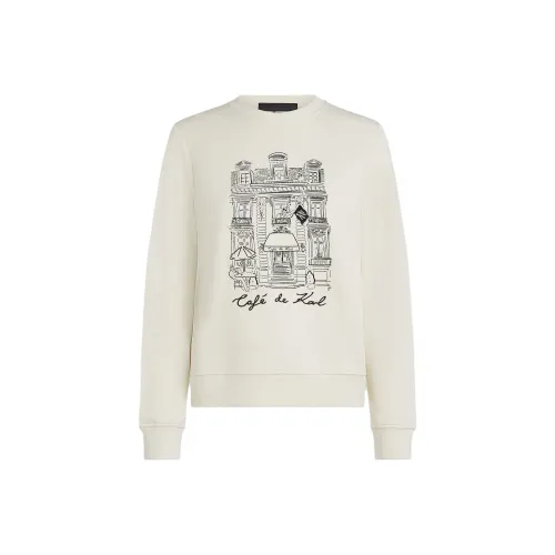 Karl Lagerfeld x Jorge Parra SS25 Толстовка Женская Белая