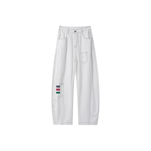 GDRX Белые Унисекс Джинсы