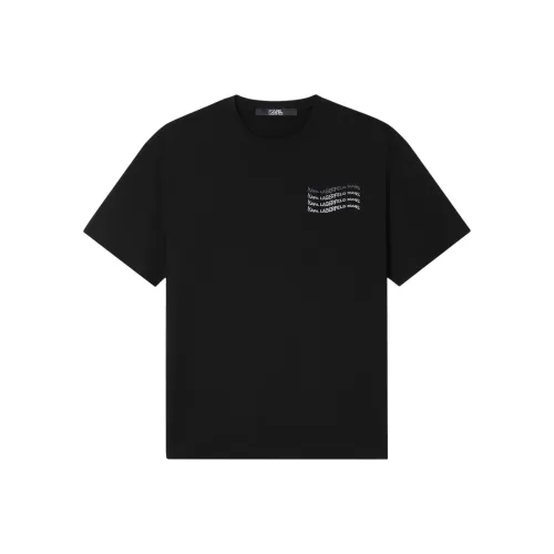 KARL LAGERFELD / Karl Lagerfeld Jeans Черные Мужские T-Рубашки