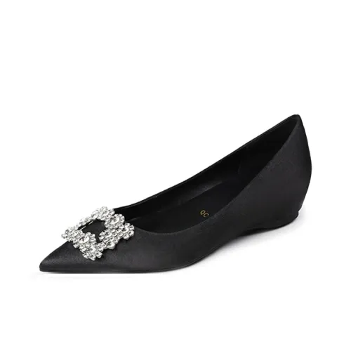 LEXON Низкий вырез Дышащий Коммутирование Модный тренд Удобный Slip On Женские Черный