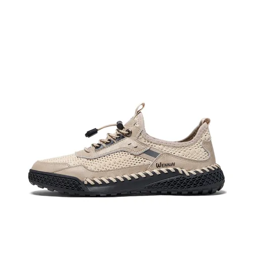 Wen Nai Низкий Топ Casual Мужской Песочный