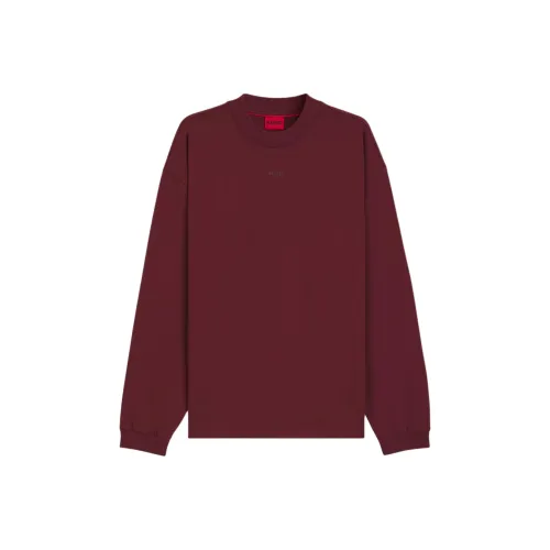 Hugo Boss Темно-красные Мужские T-рубашки