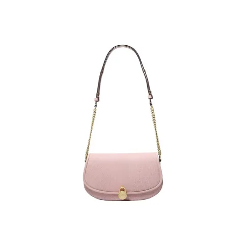 MICHAEL KORS Mila Artificial Leather Crossbody Bag Shoulder Bag Medium Women's Light Pink