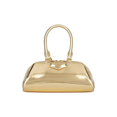 Givenchy Antigona Телячья кожа Одно плечо Сумка Мини Женская Золотая