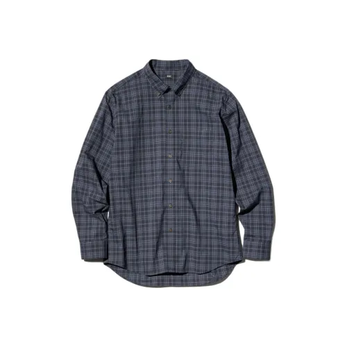 UNIQLO Темно-серая унисекс рубашка