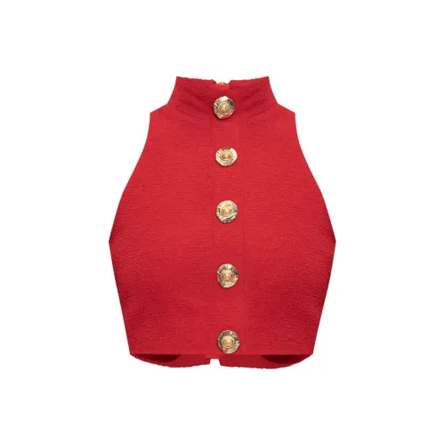 BALMAIN Красные Женские Майки