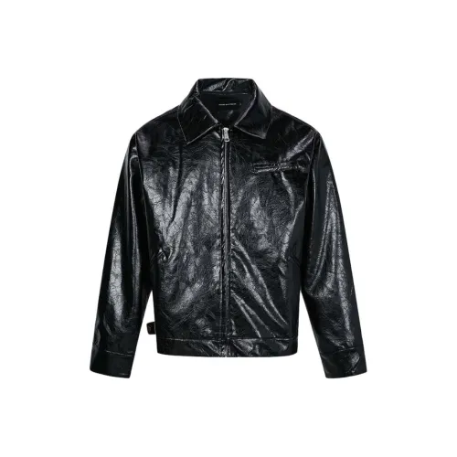 VERAF CA Черный Унисекс Кожаные куртки