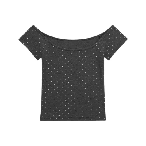 MIMOSA CHUR Женские Лето Горячая девушка Дизайн Винтаж Укороченный Off Плечо Топ Женские