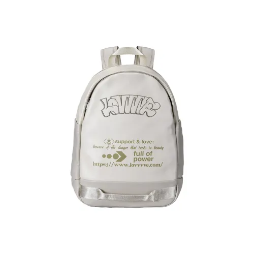LOVVVVE ПУ (полиуретан) Рюкзак Unisex Light Хаки