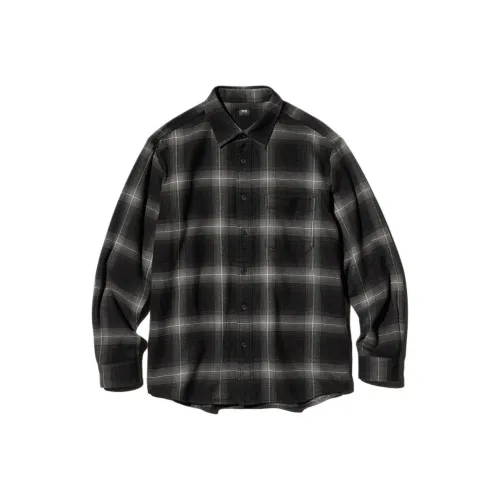 UNIQLO Черные Унисекс Рубашки