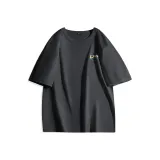 [Ледяной шелк охлаждающий] Темно-серый (Mb Закат Кокосовый зеленый Остров Логотип на груди)