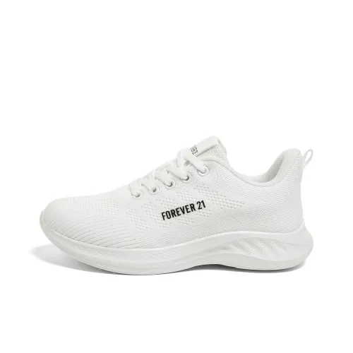 FOREVER 21 Беговые кроссовки Low Топ Белый Женские