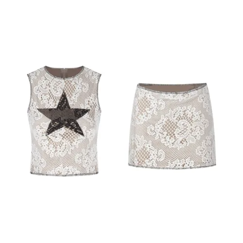 MTHE Абрикос Женские Комплекты с юбкой