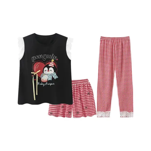 QIAOYUN Пингвин Женские Пижамные Комплекты