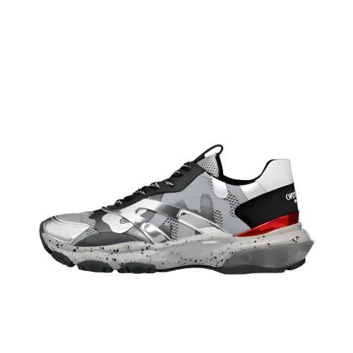 Valentino Garavani Bounce Low Топ Повседневная обувь Мужской Серебряный