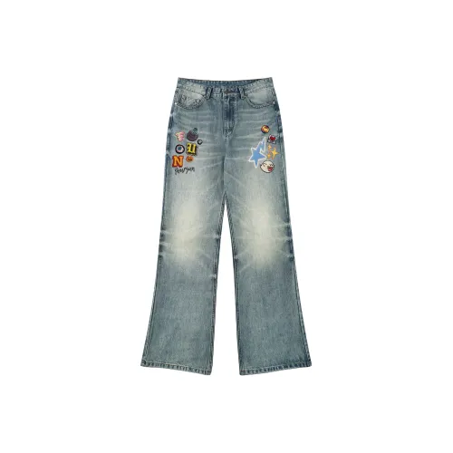 Удобный и освежающий джинсы унисекс