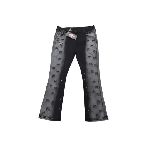 GOODHENLCE Черные ✯✯✯✯✯ Унисекс Джинсы