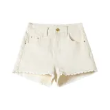 Шорты цвета экрю