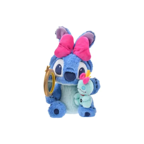 Disney Stitch Бант Hold The Little Золотой Зеркальце Куклы Плюшевая кукла Трубы Высокий Токийский Дисней