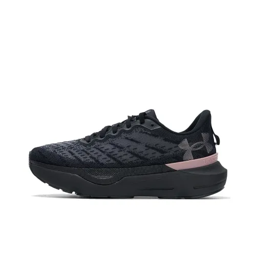 Under Armour Infinite Pro Breeze Устойчивый к истиранию Низкий Топ Повседневная Беговая Обувь Женская Черная