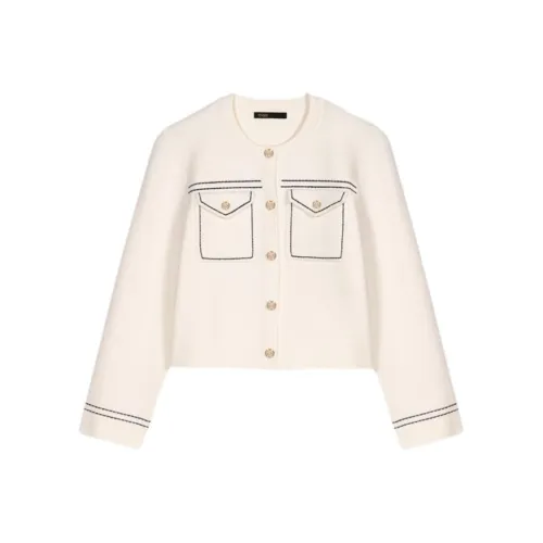 Maje Светло-янтарные Женские Свитеры