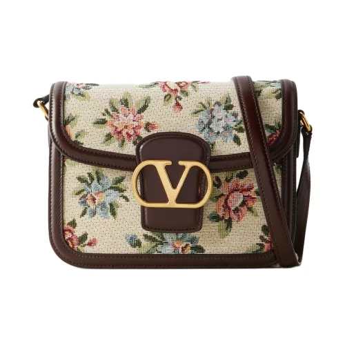 Valentino Холст Жаккард Сумка через плечо Сумка на плечо Женская Шоколад