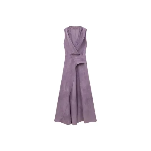 JOSR Фиолетовые Женские Платья без рукавов