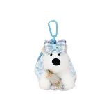 Вест-хайленд + Синий браслет-шнурок [Синий конфетный цвет, бант, юбка]