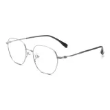 Матовый серебристый-C03 & Защита от синего света, 0 диоптрий, линзы