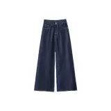 Джинсовый синий, увеличенная длина.