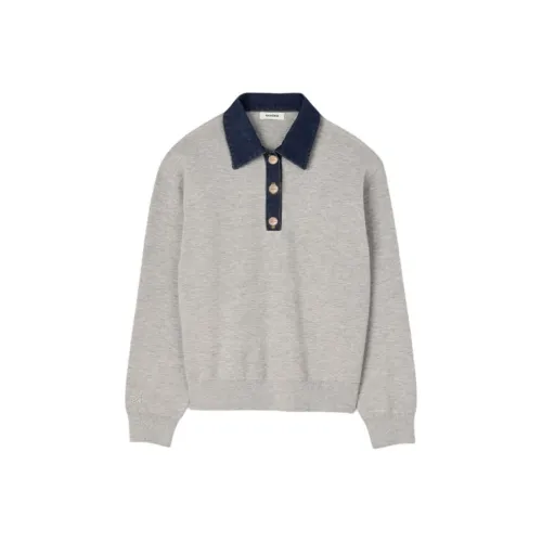 SANDRO Серые Женские Толстовки