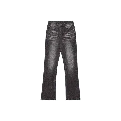 YEARNED Черные Унисекс Джинсы