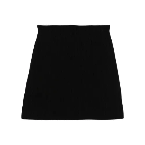JIL SANDER Черные Женские Повседневные Короткие Юбки