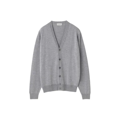 JOHN SMEDLEY Серый Мужской Трикотаж