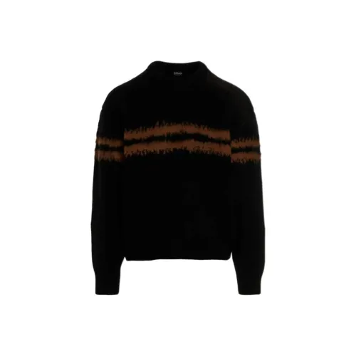 Ermenegildo Zegna Черные Мужские Кашемировые Свитера