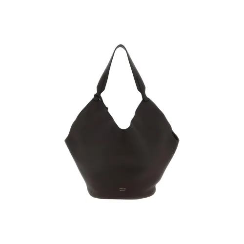 KHAITE Телячья кожа Тоут Сумка Сумка для покупок Сумка на плечо Средний Женская Коричневая