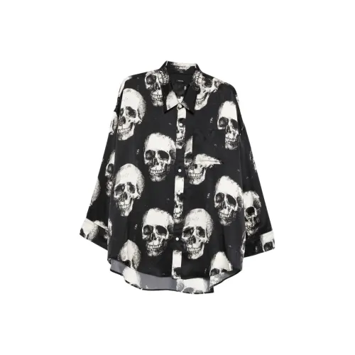 R13 Мужские черные рубашки