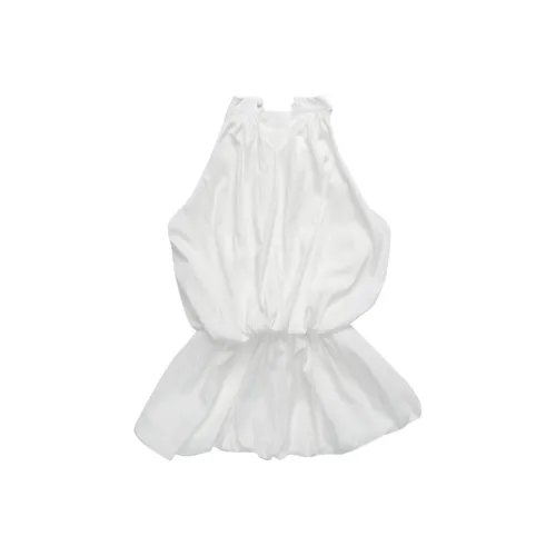 HAZL Белые Женские Платья без рукавов