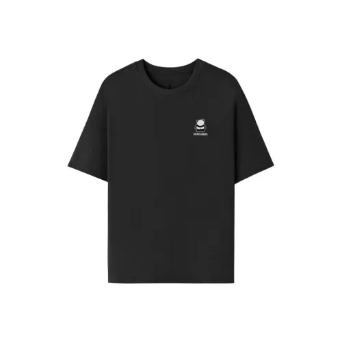 Skechers Угольный черный/0018 Унисекс T Рубашки