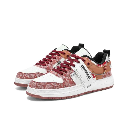 TEXWOOD Chinese Style Blue and White Porcelain Collection Скейтборд Кроссовки Низкие Мужские