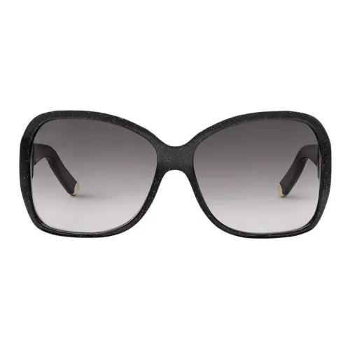 LOUIS VUITTON Металлический Ацетат Круглые Солнцезащитные Очки Женские Черные