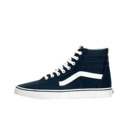 Vans Sk8 Hi Устойчивые к истиранию высокие кроссовки для скейтбординга Мужские Синие