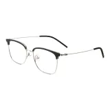 Яркий черный | Серебряный-C05 & Защита от синего света, 0 диоптрий, линзы