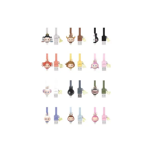 POP MART THE MONSTERS LABUBU Constellation, Кабель Type-C/iPhone, Слепой Бокс, Одиночная Коробка/комплект Из 12 Шт.