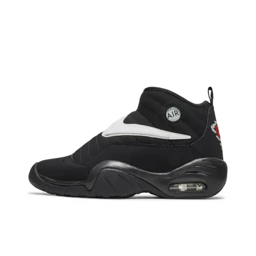 Nike Air Shake Аbrasion Resistant MID Топ Детские Баскетбольные Кроссовки Черные Подростки