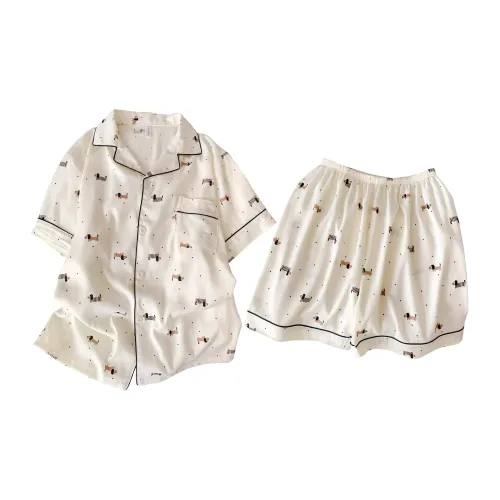 QIAOYUN Такса Женские Пижамные комплекты